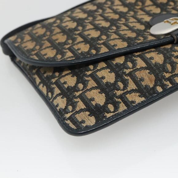 DIOR Trotter Canvas Shoulder Bag Navy - Picture 14 of 16